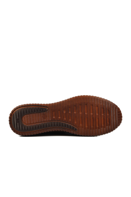 حذاء كاجوال نسائي من الجلد الطبيعي باللون البني 24370001Y Z