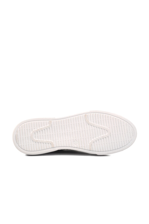 حذاء كاجوال رجالي من الجلد الأسود اللامع 24BNT02 M