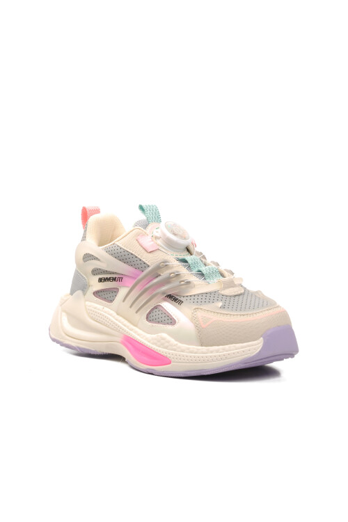 Gray Childrens Sports Shoes 24Y665 F