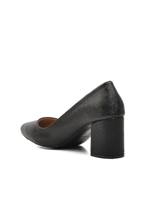 حذاء نسائي أسود بكعب عالٍ 325071 Z