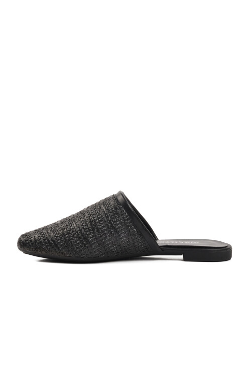 Black Womens Slippers 335168 NARROW MOLD
