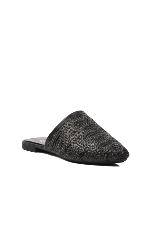 Black Womens Slippers 335168 NARROW MOLD