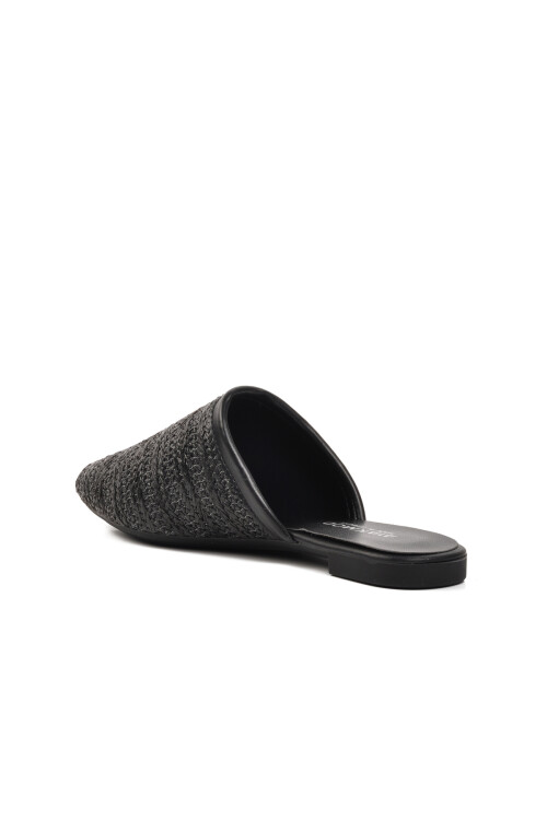 Black Womens Slippers 335168 NARROW MOLD