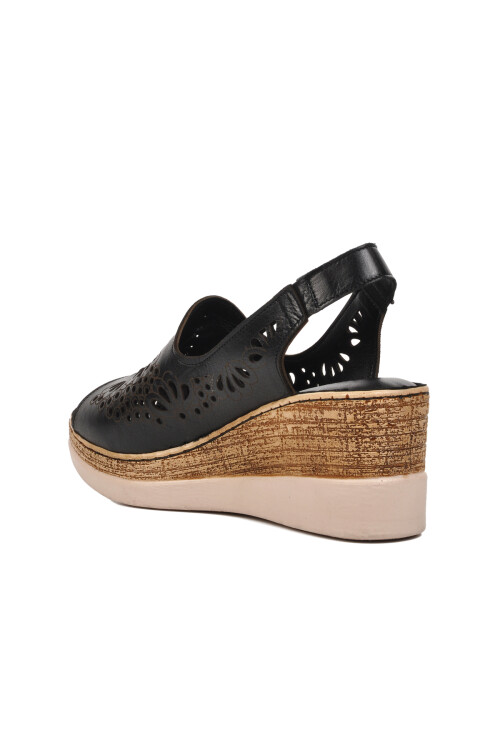 Siyah Kadın Topuklu Sandalet 465165 Z