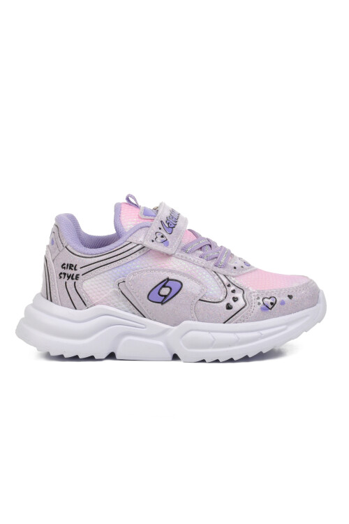 Ice-Lilac Girls Sneakers 732 P