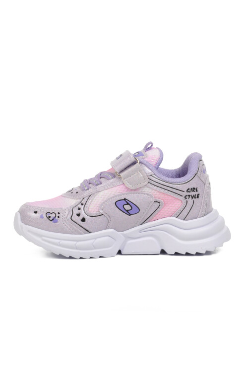 Ice-Lilac Girls Sneakers 732 P