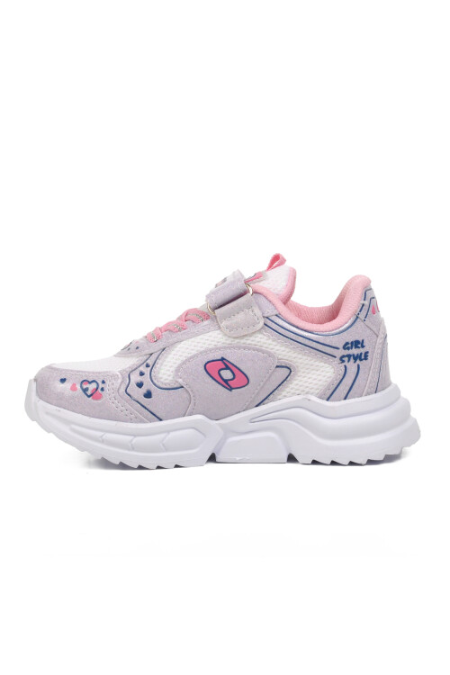 Ice-Pink Girls Sneakers 732 P