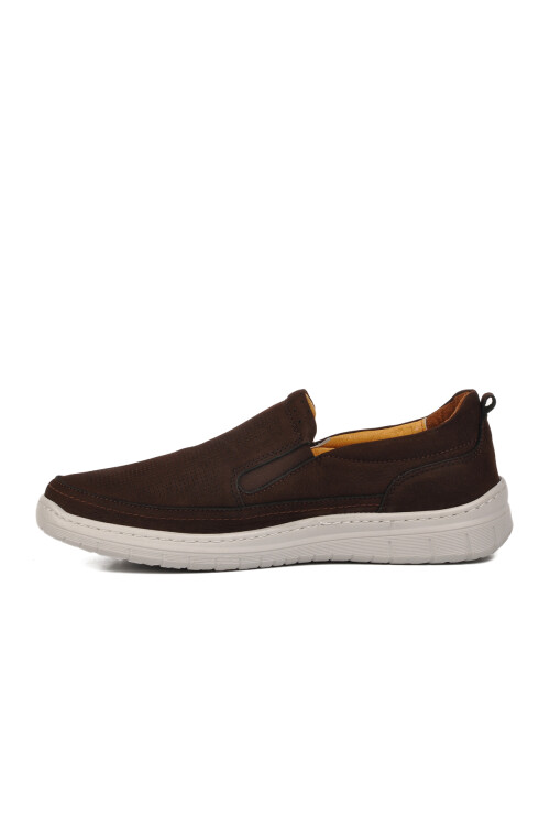 Brown Nubuck Mens Casual Shoes 809 M
