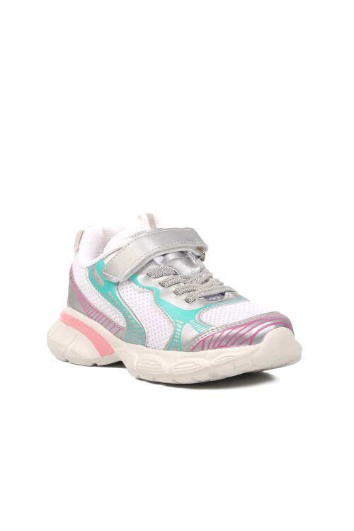 حذاء رياضي فضي للأطفال آدم ف