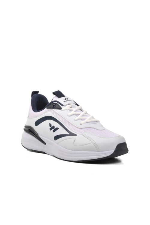 White-Navy Blue Mens Sneakers Bolton M