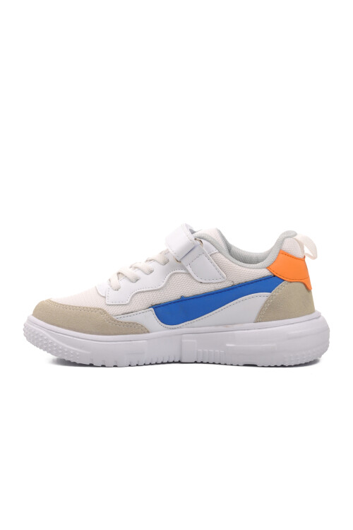 AyakmodWhite-Orange Children's Sports Shoes BST-366 F