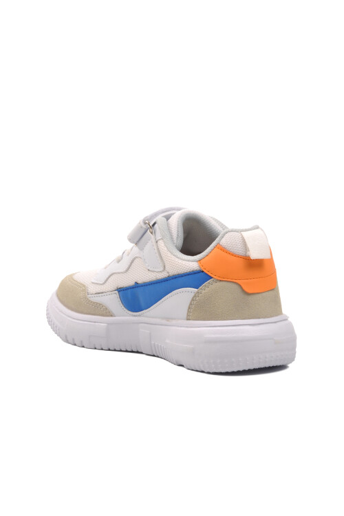 AyakmodWhite-Orange Children's Sports Shoes BST-366 F