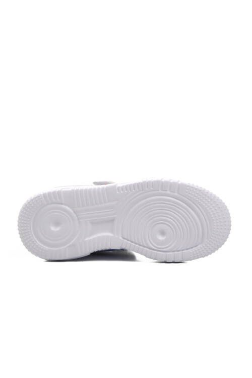 حذاء رياضي للأطفال باللون الأبيض البرتقالي BST-366 F