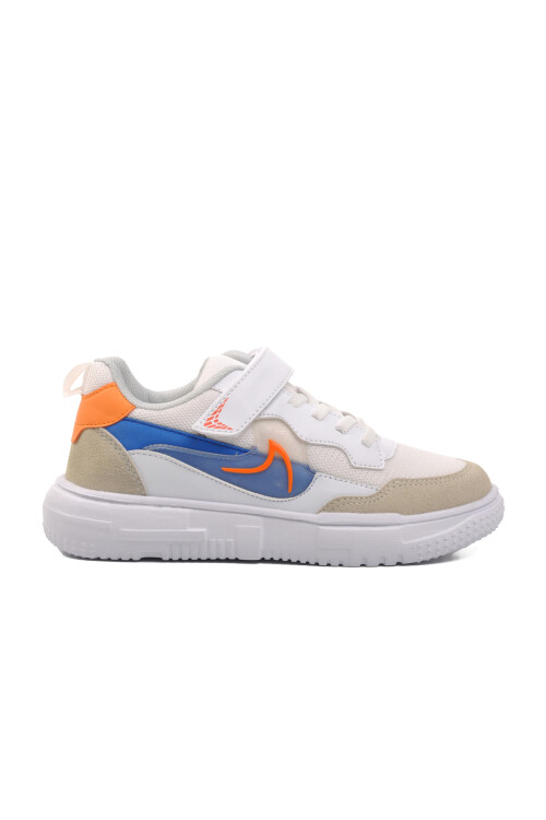 AyakmodWhite-Orange Children's Sports Shoes BST-366 F