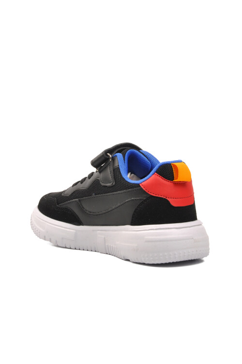 Black-White Unisex Kids Sneaker BST-366-F