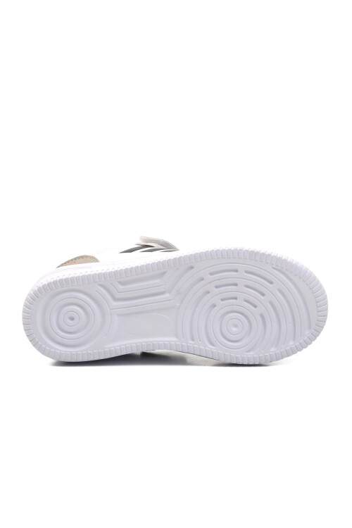 حذاء رياضي للأطفال باللون الأبيض والأحمر والأسود BST-B74 P