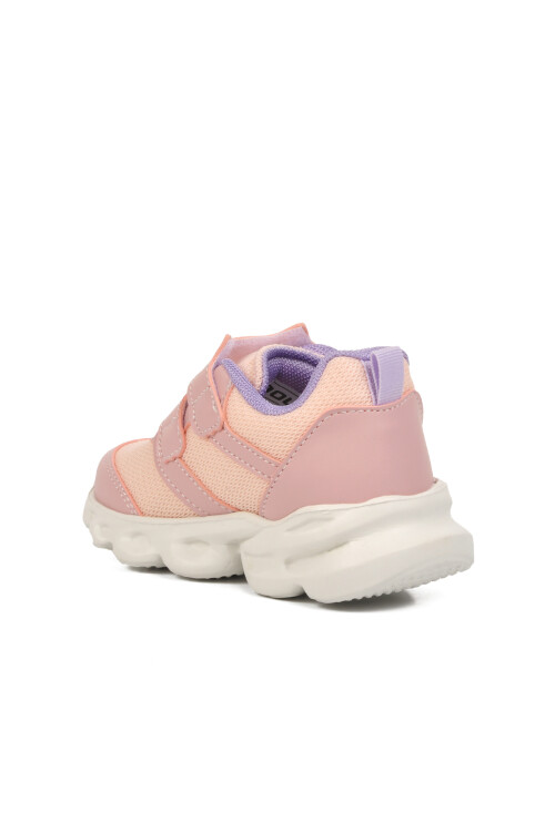 Powder Velcro Lighted Unisex Childrens Sneakers Caty B