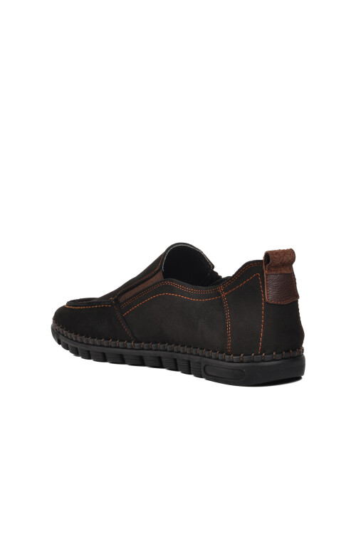 Black Nubuck Mens Casual Shoes D2024 M