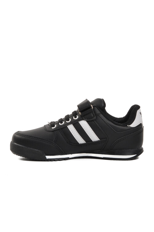 Black-White Kids Sports Shoes Effective PU F