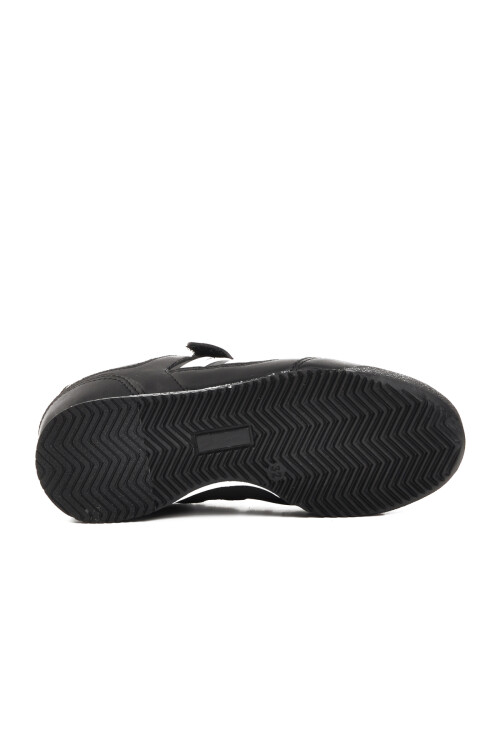 Black-White Kids Sports Shoes Effective PU F