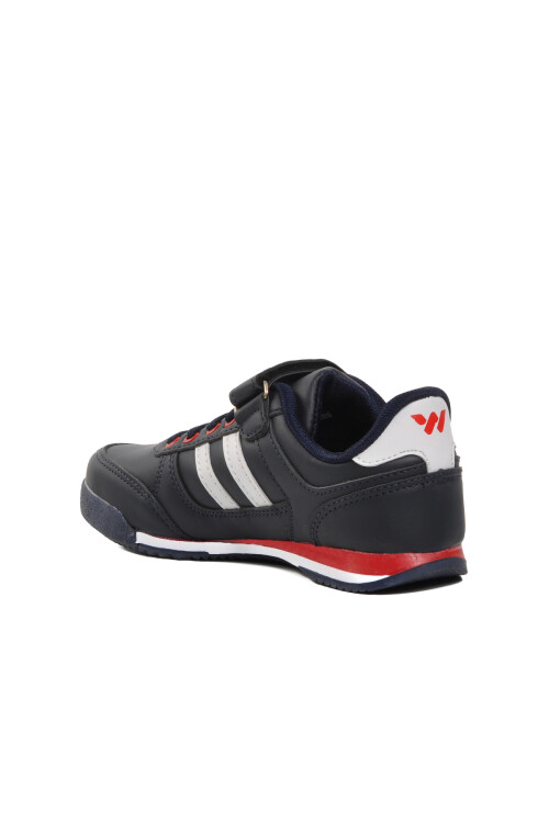 Navy Blue Childrens Sports Shoes Effective PU P