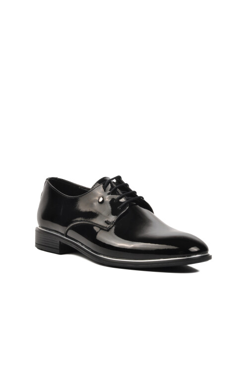 Black Patent Leather Mens Classic Shoes P500 M