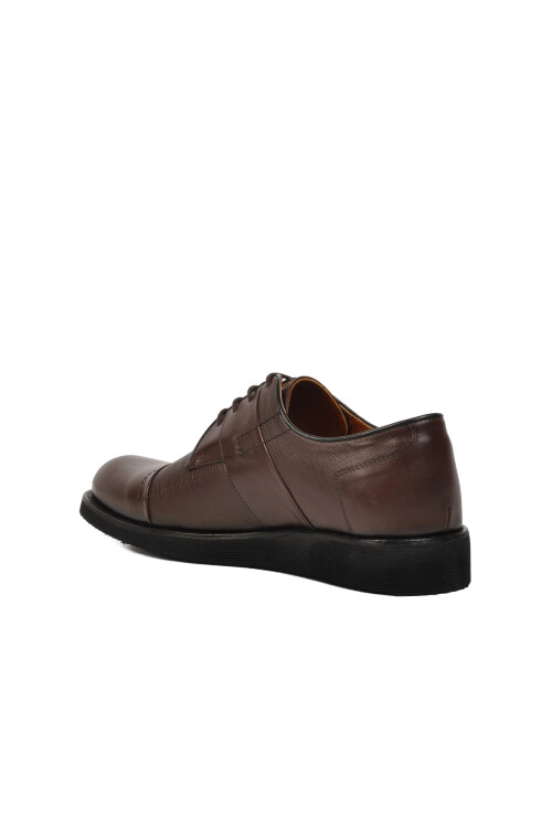 Brown Genuine Leather Mens Casual Shoes Premium 33233 M