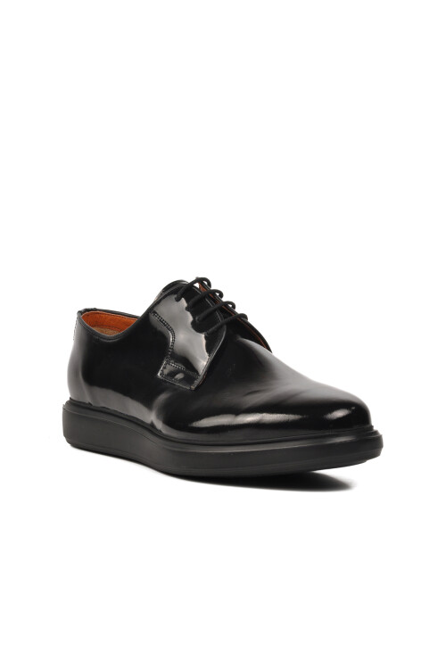 Black Patent Leather Genuine Leather Mens Casual Shoes Premium 33275 M