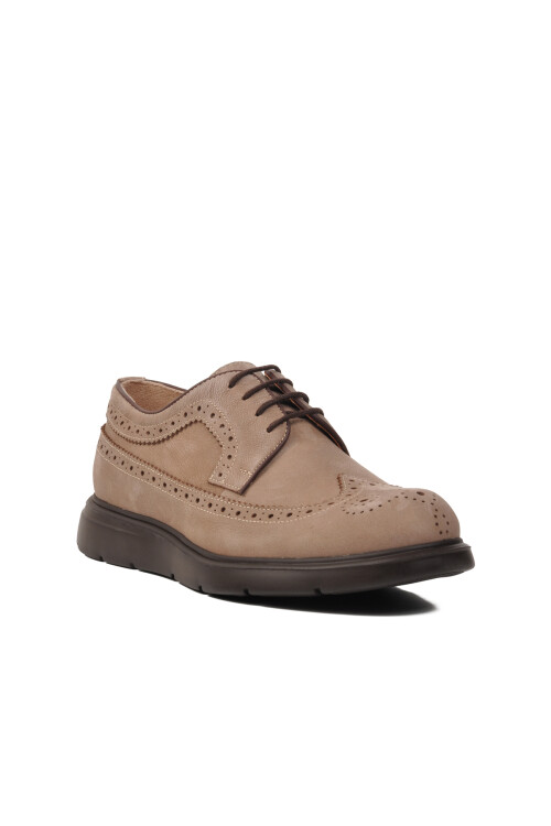 Mink Nubuck Genuine Leather Mens Casual Shoes Premium 33281 M