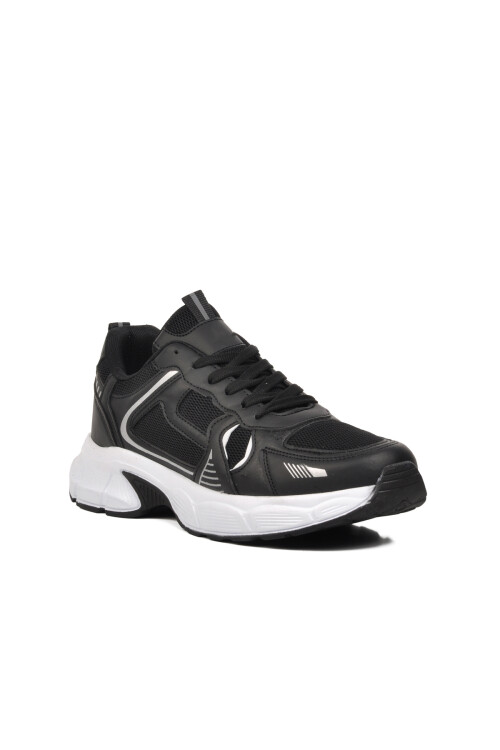 Black-White Mens Sneakers 7450 M