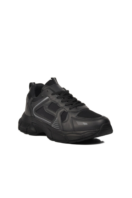 حذاء رياضي رجالي أسود دخاني 7450 م