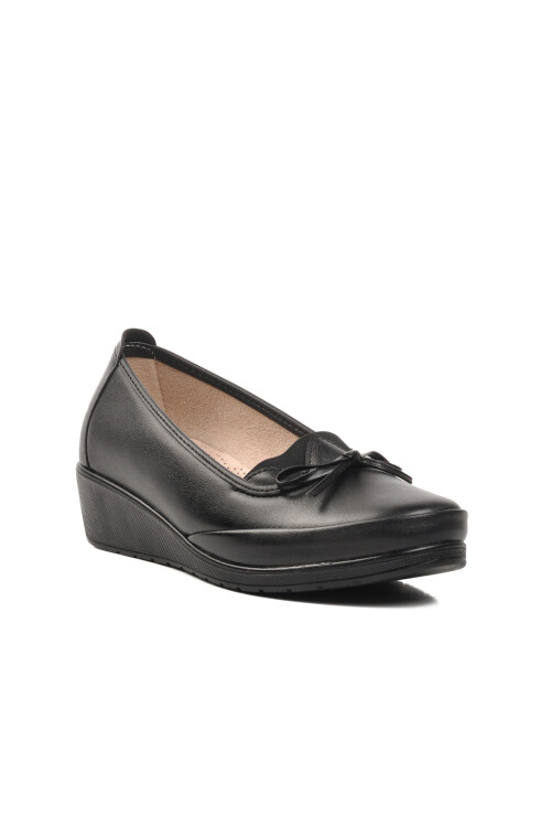 Black Gel Sole Anatomical Leather Inside Womens Casual Shoes 101 Z