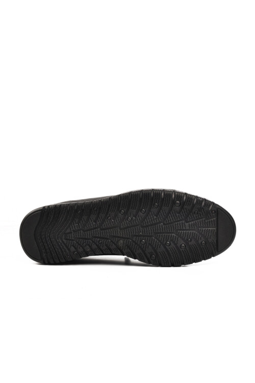 Black Genuine Leather Mens Casual Shoes 108 M