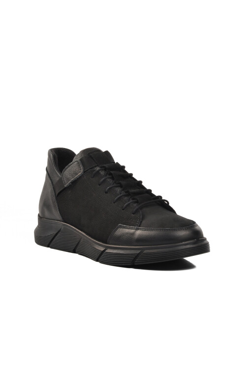 Black Nubuck Mens Casual Shoes 109 M