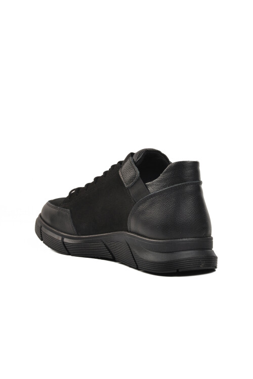 Black Nubuck Mens Casual Shoes 109 M