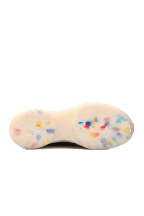 Black-Orange Mens Sneakers 152-14595 M