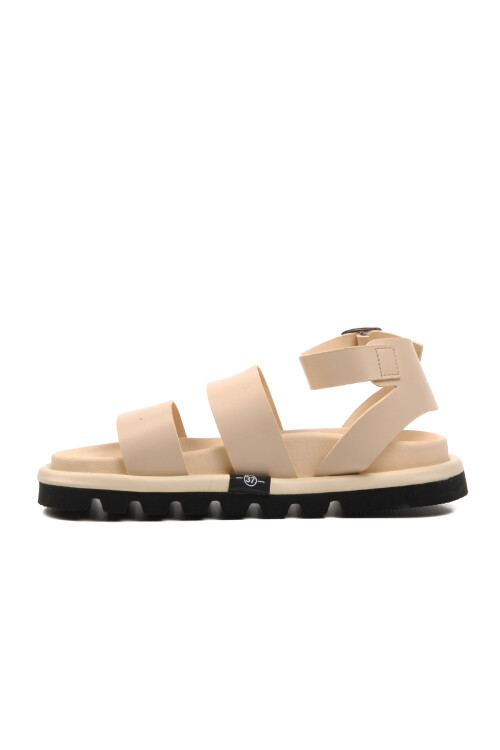 Beige Womens Flat Sandals 158 Z