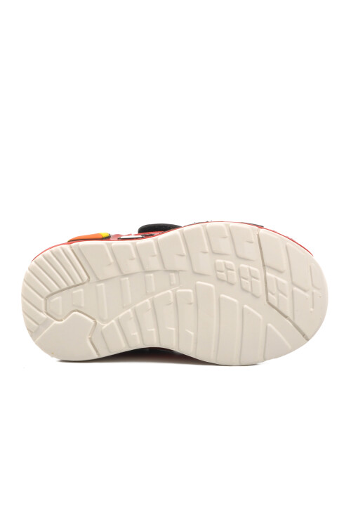 Black-Red Childrens Sneakers 1739 B