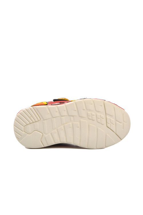 حذاء رياضي للأطفال باللونين الأسود والأحمر 1739 P