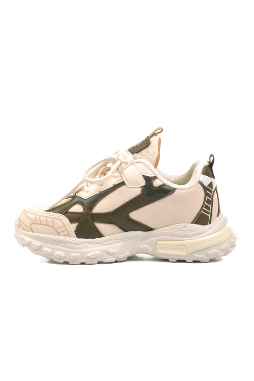 Krem-Haki  Çocuk Spor Ayakkabı 1740 F