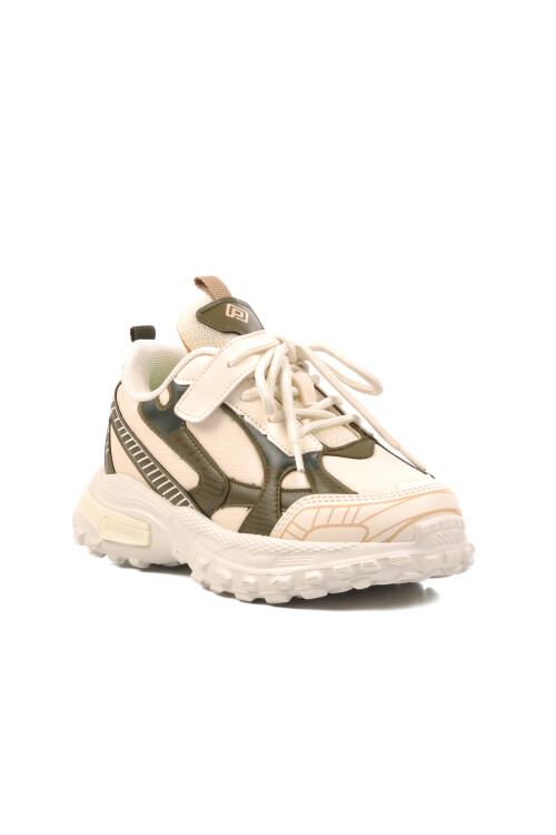 Krem-Haki  Çocuk Spor Ayakkabı 1740 F