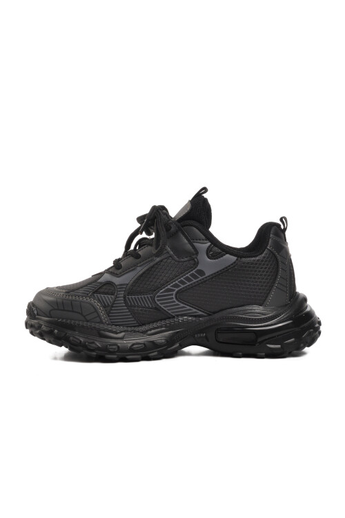 Black-Smoky Childrens Sports Shoes 1740 F