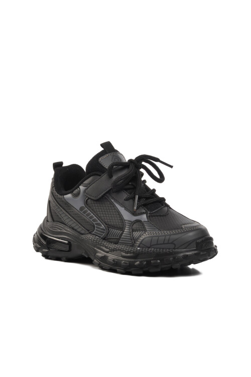 Black-Smoky Childrens Sports Shoes 1740 F