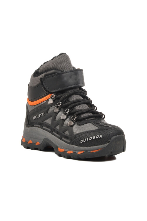 Black-Smoke-Orange Childrens Boots 1831 P
