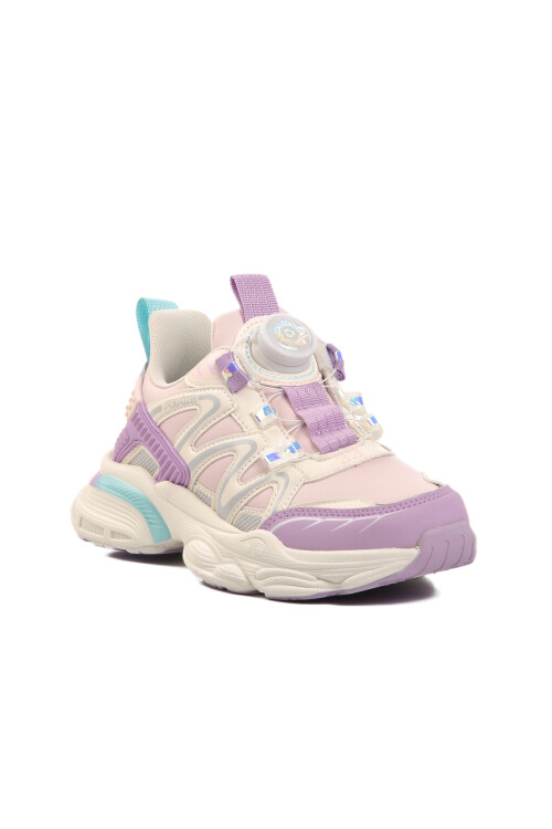 حذاء رياضي للأطفال بلون أرجواني فاتح 1832 F
