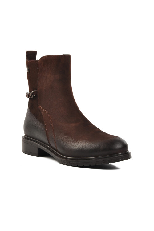 VenüsKahve Nubuk  Kadın Bot 20742K Z