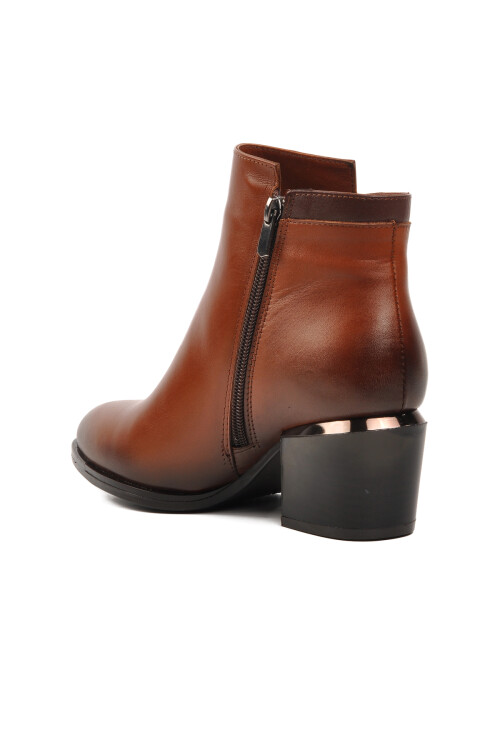 Taba-Kahve  Hakiki Deri Kadın Bot 2128242K Z