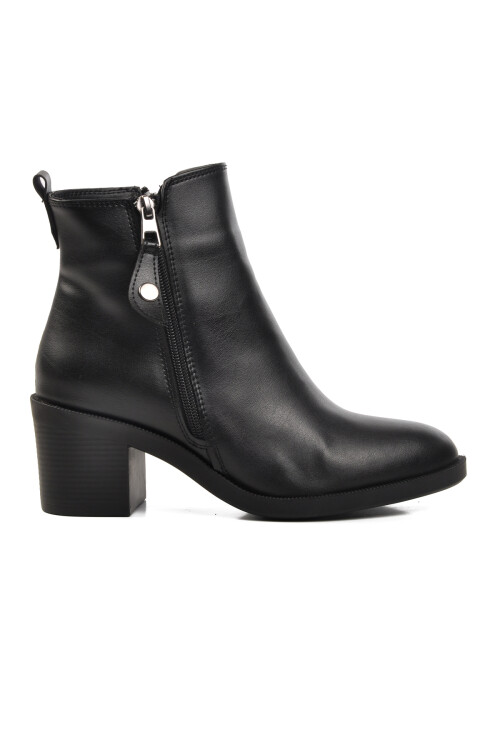 Black Skin Womens Boots 224547 Z