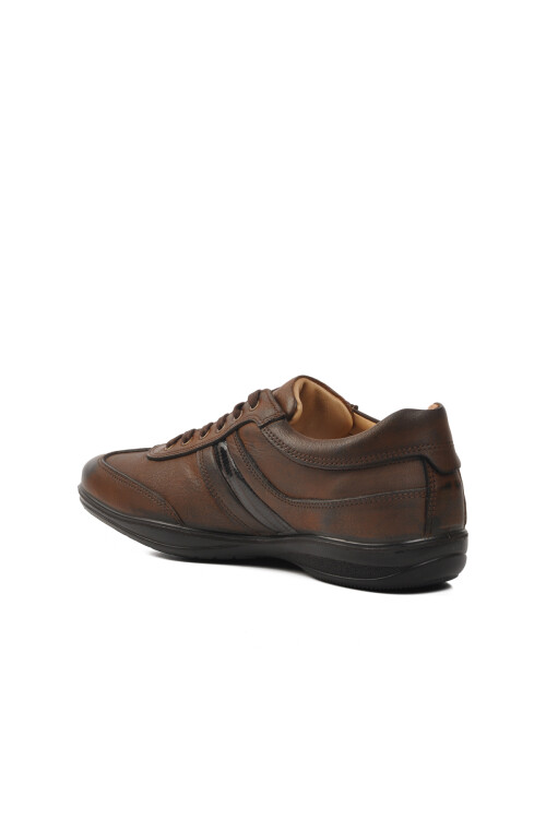 Taba Hakiki Deri Ortopedik Erkek Casual Ayakkabı 23093 M