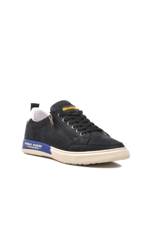 حذاء رجالي كاجوال من جلد النوبوك باللون الأزرق الداكن 231220 M